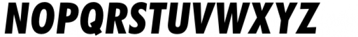 Futura Now Text Condensed Black Italic Font UPPERCASE