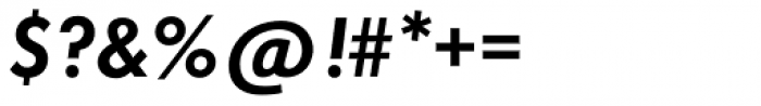 Futura SB DemiBold Italic Font OTHER CHARS