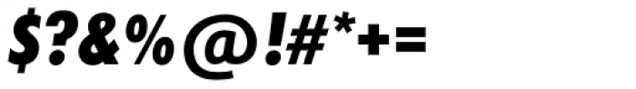 Futura SB ExtraBold Cond Italic Font OTHER CHARS