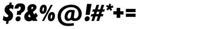 Futura SH ExtraBold Cond Italic Font OTHER CHARS