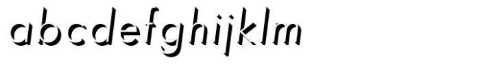 Futura Std Onlyshadow Light Oblique (d) FONT