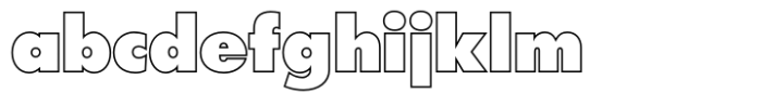 Futura Std Posteroutline Extra Bold (p) FONT