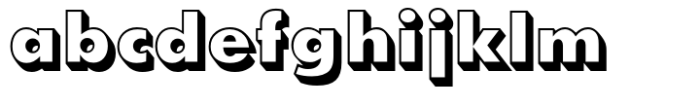 Futura Std Shadowed Extra Bold (d) FONT