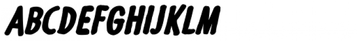 Futuramano Cond ExtraBold Italic Font UPPERCASE
