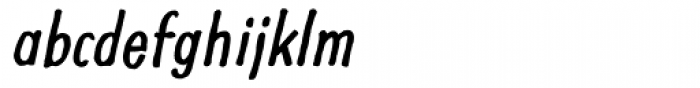 Futuramano Cond Italic Font LOWERCASE