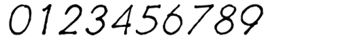 Futuramano Thin Italic Font OTHER CHARS
