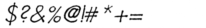 Futuramano Thin Italic Font OTHER CHARS