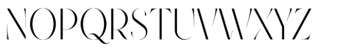 Future Flow Stencil Font LOWERCASE