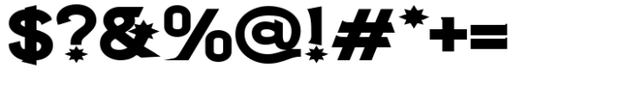 Future Star Expanded Font OTHER CHARS