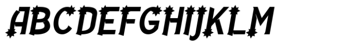Future Star Italic Font UPPERCASE
