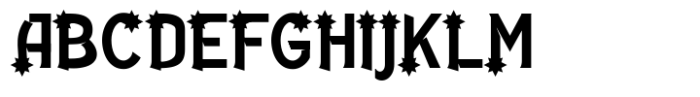 Future Star Regular Font UPPERCASE