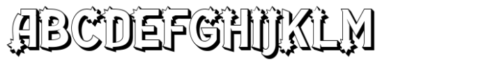 Future Star Shadow Font UPPERCASE