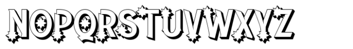 Future Star Shadow Font UPPERCASE