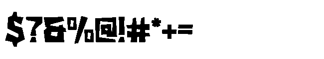 Future Thor Font OTHER CHARS