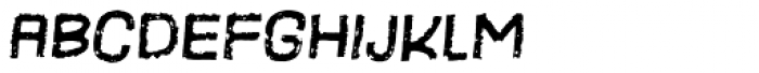 Futureboy Italic Font LOWERCASE