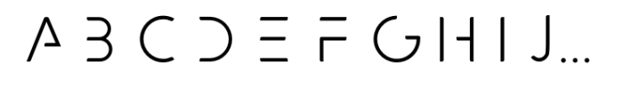 Futurism Font UPPERCASE