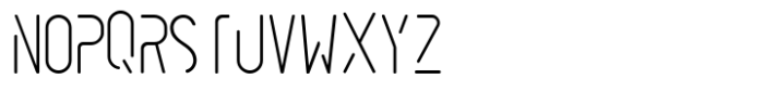 Futuristic Font UPPERCASE