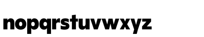 Futuru Black Font LOWERCASE