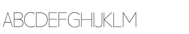 Futuru Thin Font UPPERCASE