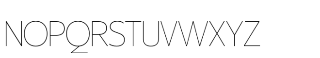 Futuru Thin Font UPPERCASE