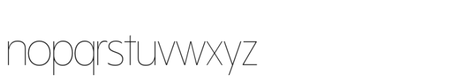 Futuru Thin Font LOWERCASE