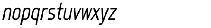 Fux Italic Font LOWERCASE