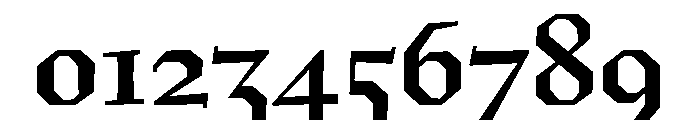 Fugit Bold Font OTHER CHARS