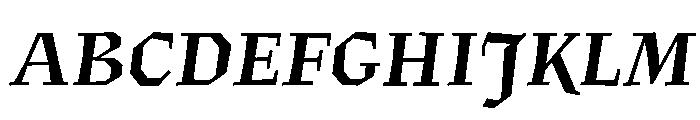 Fugit BoldItalic Font UPPERCASE