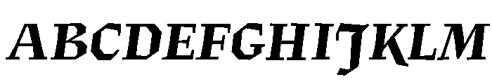 Fugit ExtraBoldItalic Font UPPERCASE
