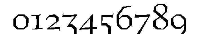 Fugit Regular Font OTHER CHARS