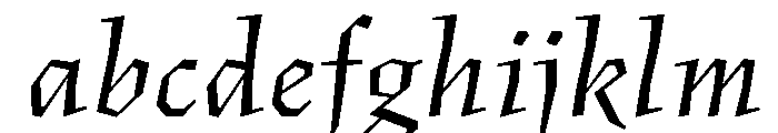 Fugit RegularItalic FONT