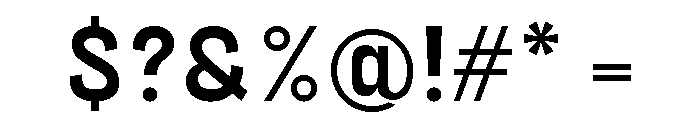 Fuji Font OTHER CHARS