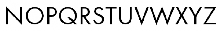 Futura Book Font UPPERCASE