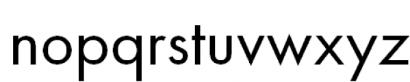 Futura Book Font LOWERCASE