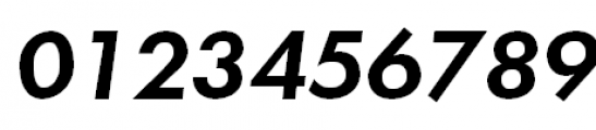 Futura Demi Oblique Font OTHER CHARS