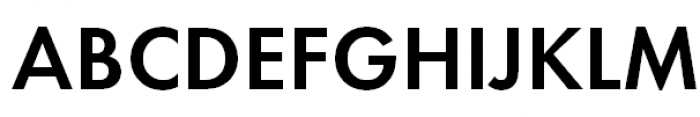 Futura Demi Font UPPERCASE