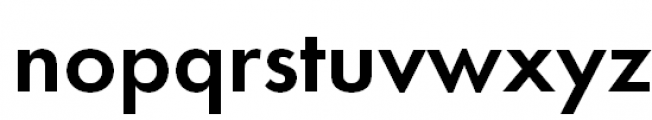 Futura Demi Font LOWERCASE