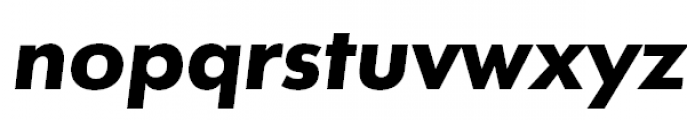 Futura Futuris Bold Italic Font LOWERCASE