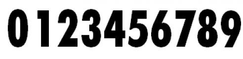 Futura Futuris Condensed Bold Font OTHER CHARS