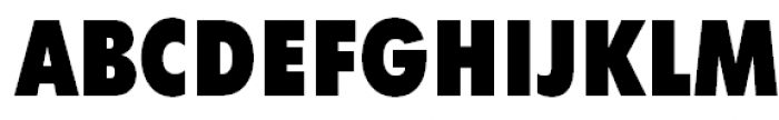 Futura Futuris Condensed Extra Bold Font UPPERCASE