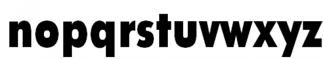 Futura Futuris Condensed Extra Bold Font LOWERCASE