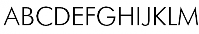 Futura Futuris Light Font UPPERCASE