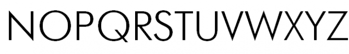 Futura Futuris Light Font UPPERCASE