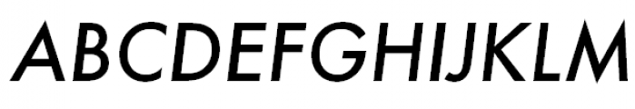 Futura Futuris Medium Italic Font UPPERCASE