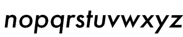 Futura Futuris Medium Italic Font LOWERCASE