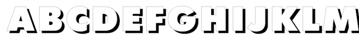 Futura Futuris Shadow Extra Bold Font UPPERCASE
