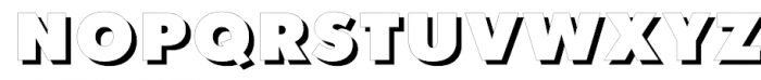 Futura Futuris Shadow Extra Bold Font UPPERCASE