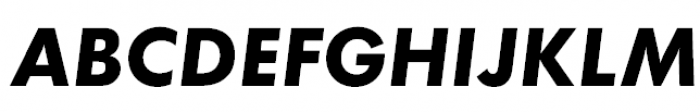 Futura PT Bold Oblique Font UPPERCASE