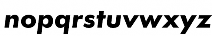 Futura PT Bold Oblique Font LOWERCASE
