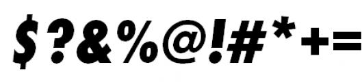 Futura PT Cond ExtraBold Oblique Font OTHER CHARS